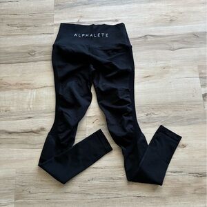 Alphalete Black High-Waisted Leggings